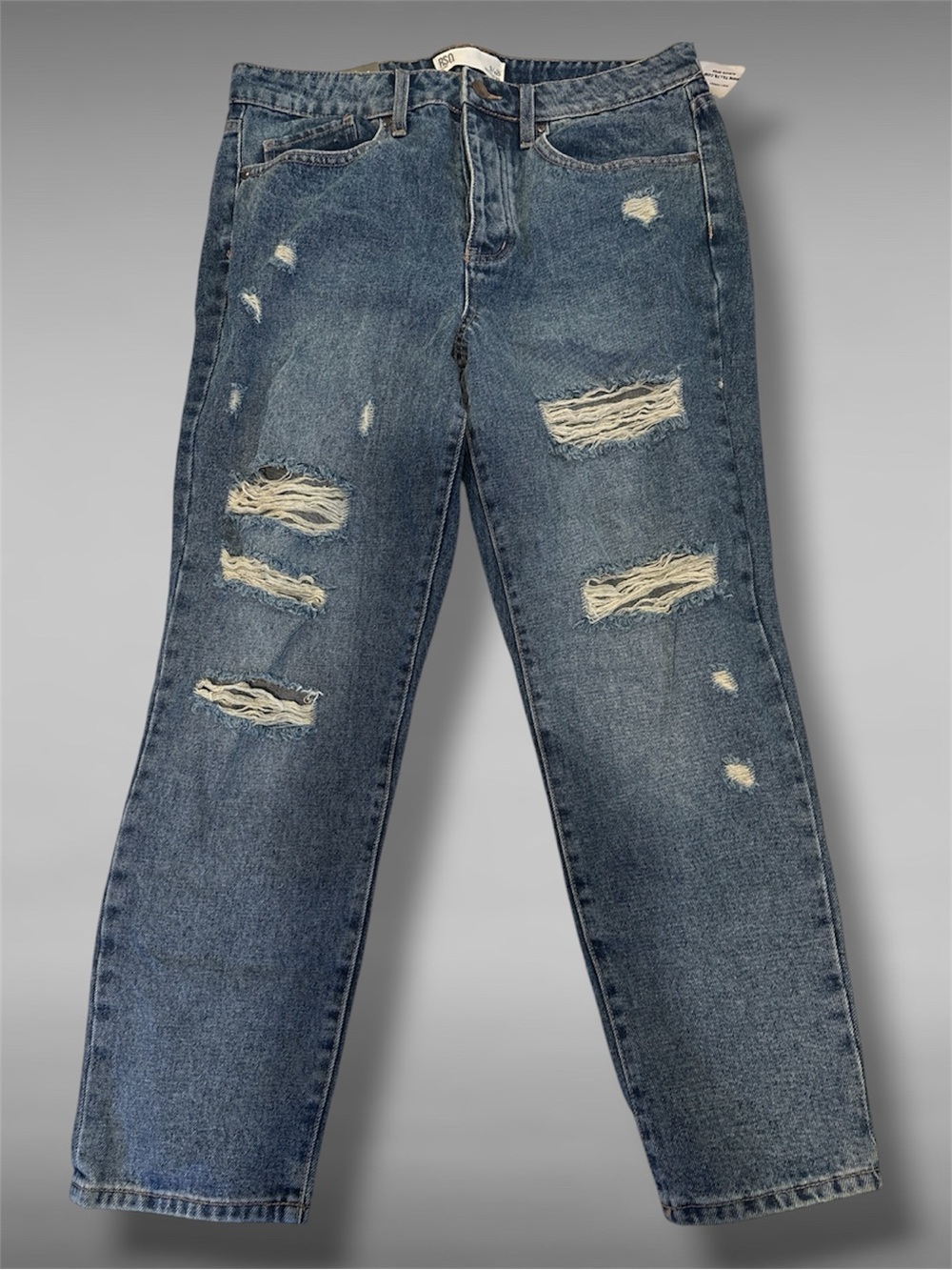 NWT RSQ Tillys High Rise Distressed Boyfriend Jeans Size 9 / W29